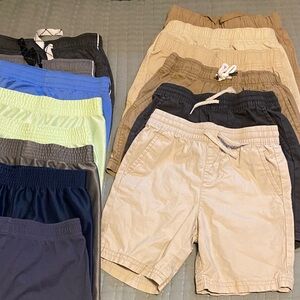 16pc lot of 4/5T boys shorts casual and athletic mix